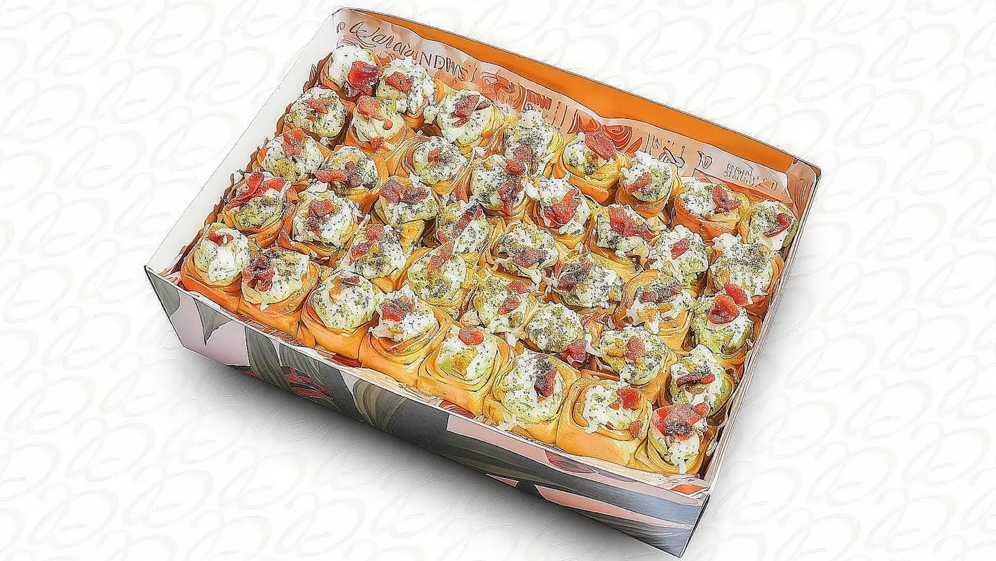 Mini Cinnamon With Halloumi Cheese (40 Pcs)