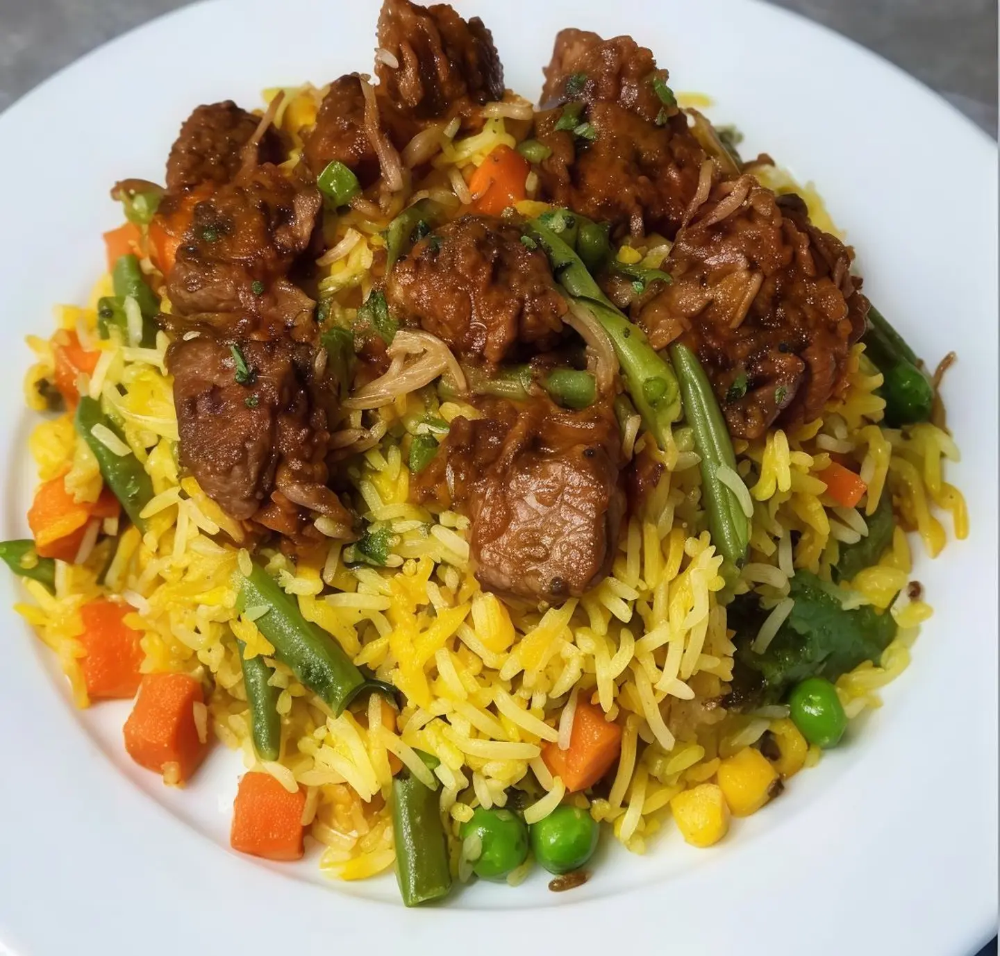 برياني لحم بقر