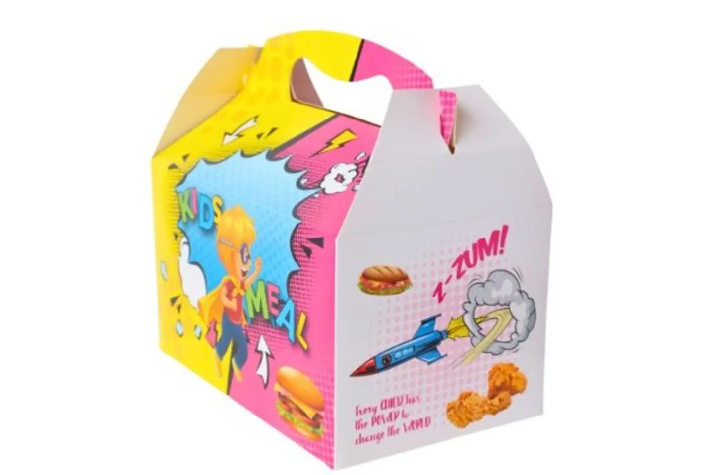 وجبة برجر اطفال