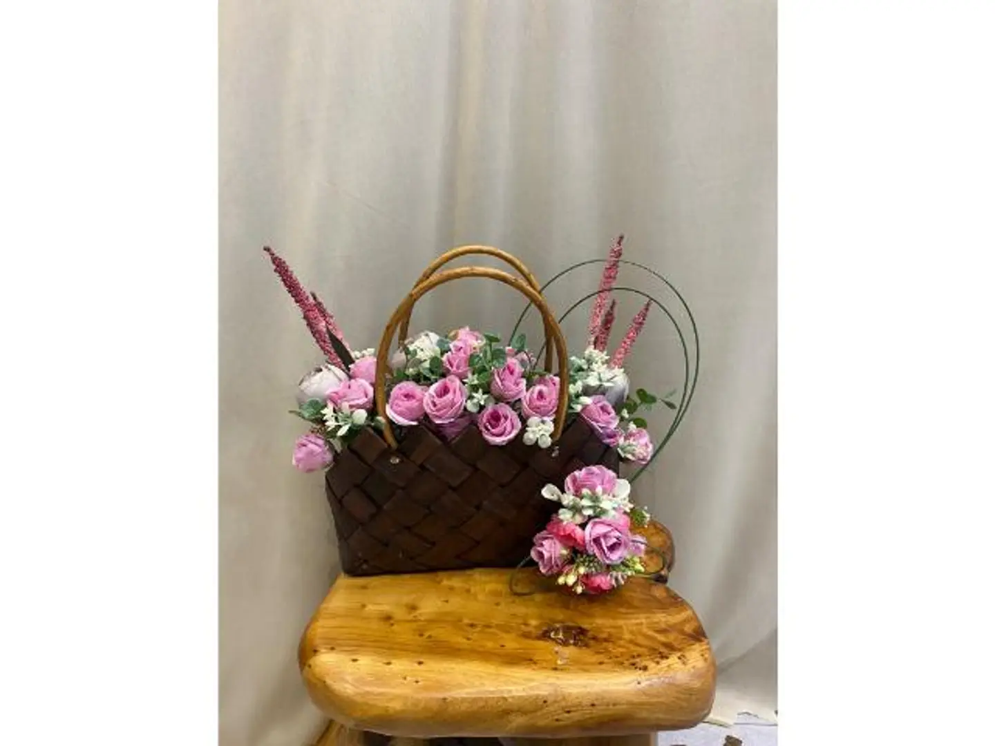 Artificial Flower Basket