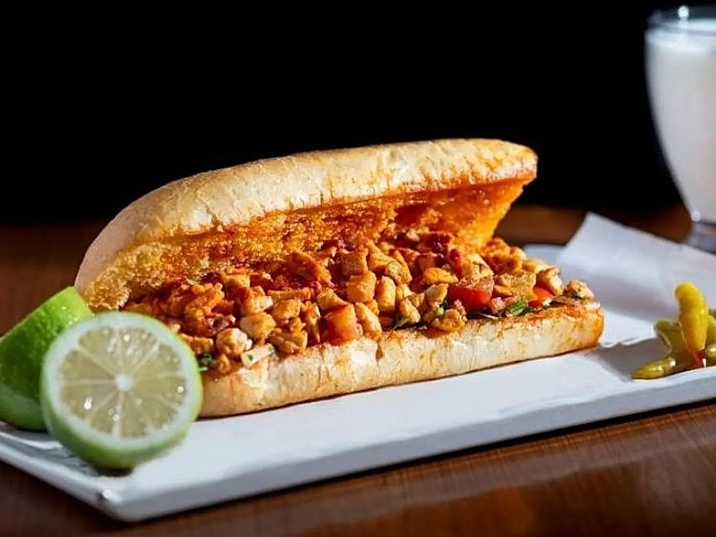 Large Chicken Muqalloub Sandwich
