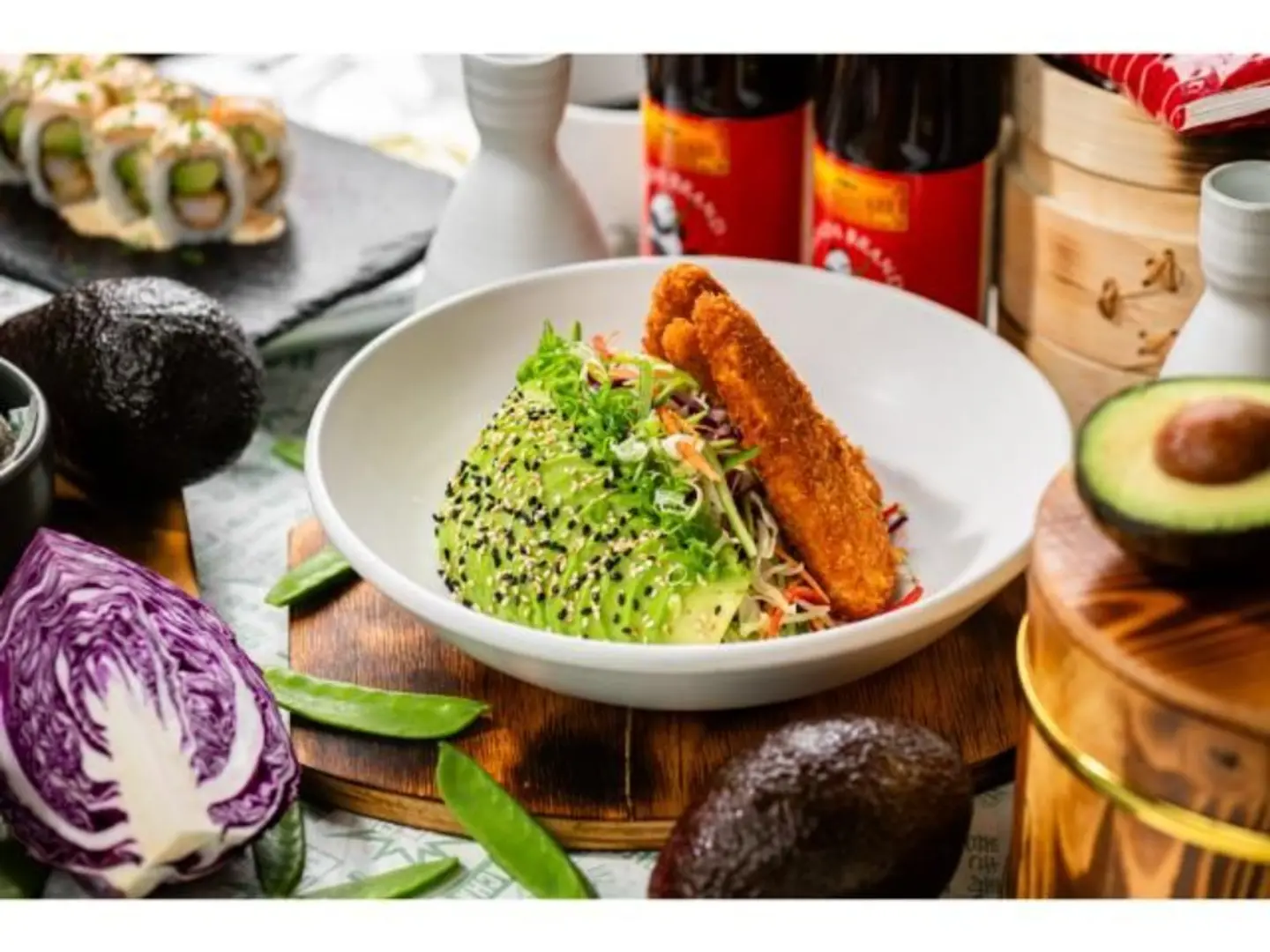 سلطة كولسلو آسيوية مقرمشة