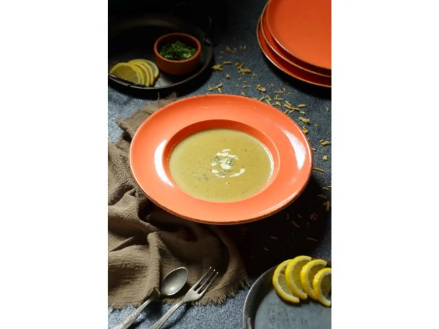 كريمة الدجاج بالبروكلي