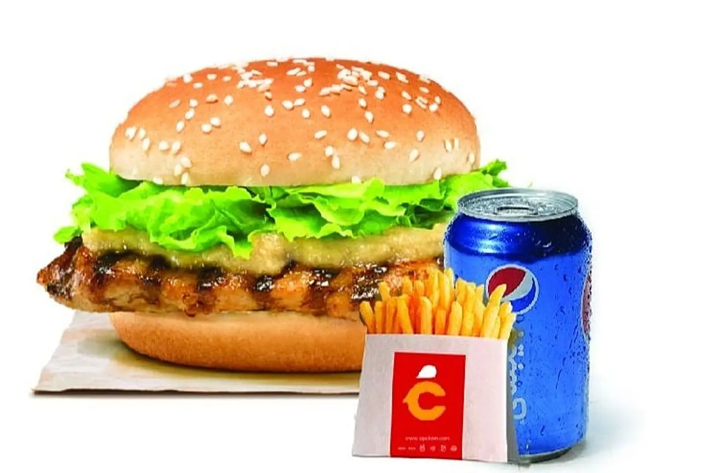 وجبة برجر زنجر دجاج