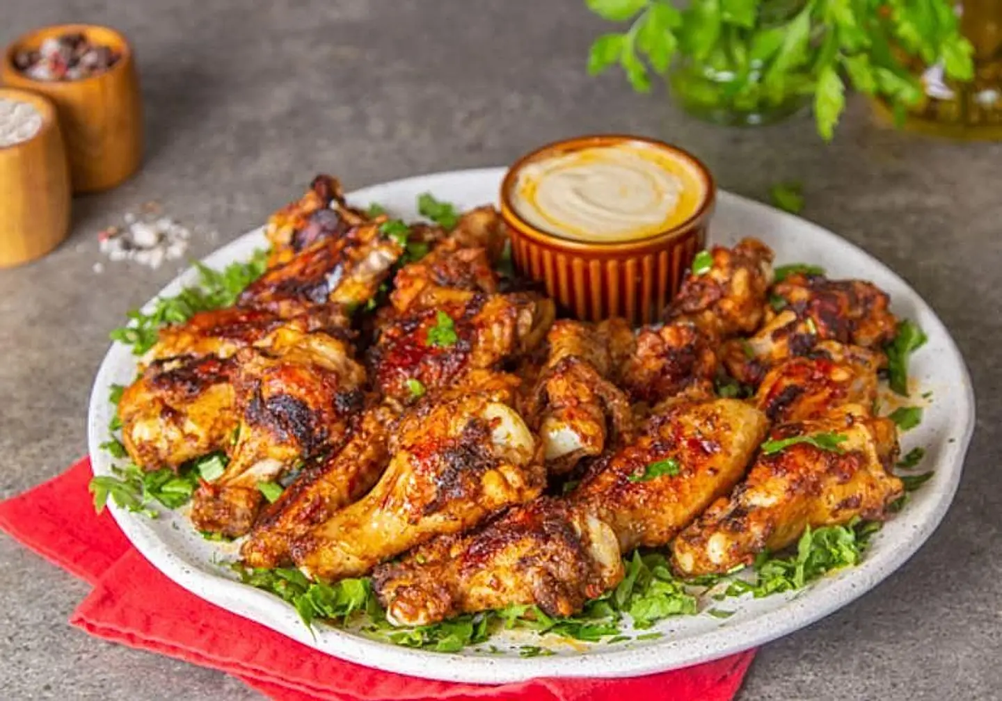 Garlic Parmesan Chicken Wings