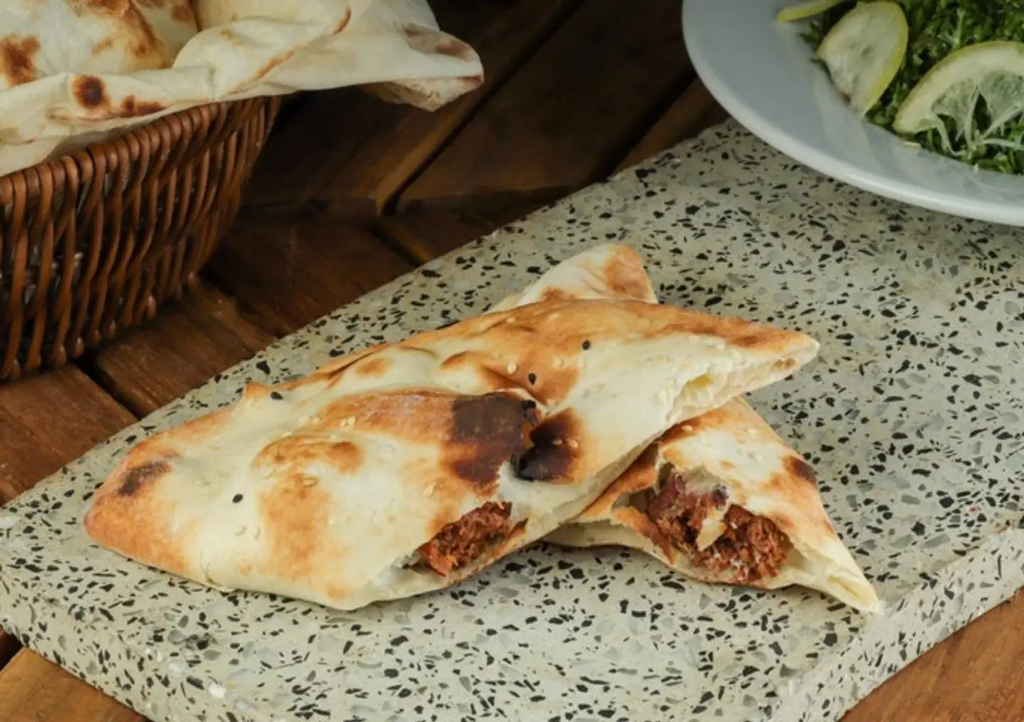 Meat Kebab With Labneh