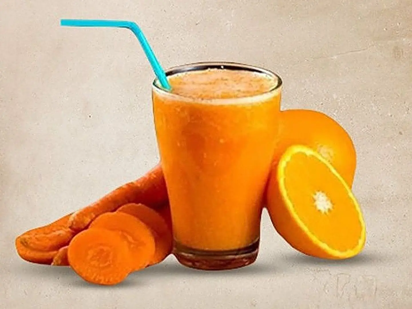 Orang And Carrot Juice
