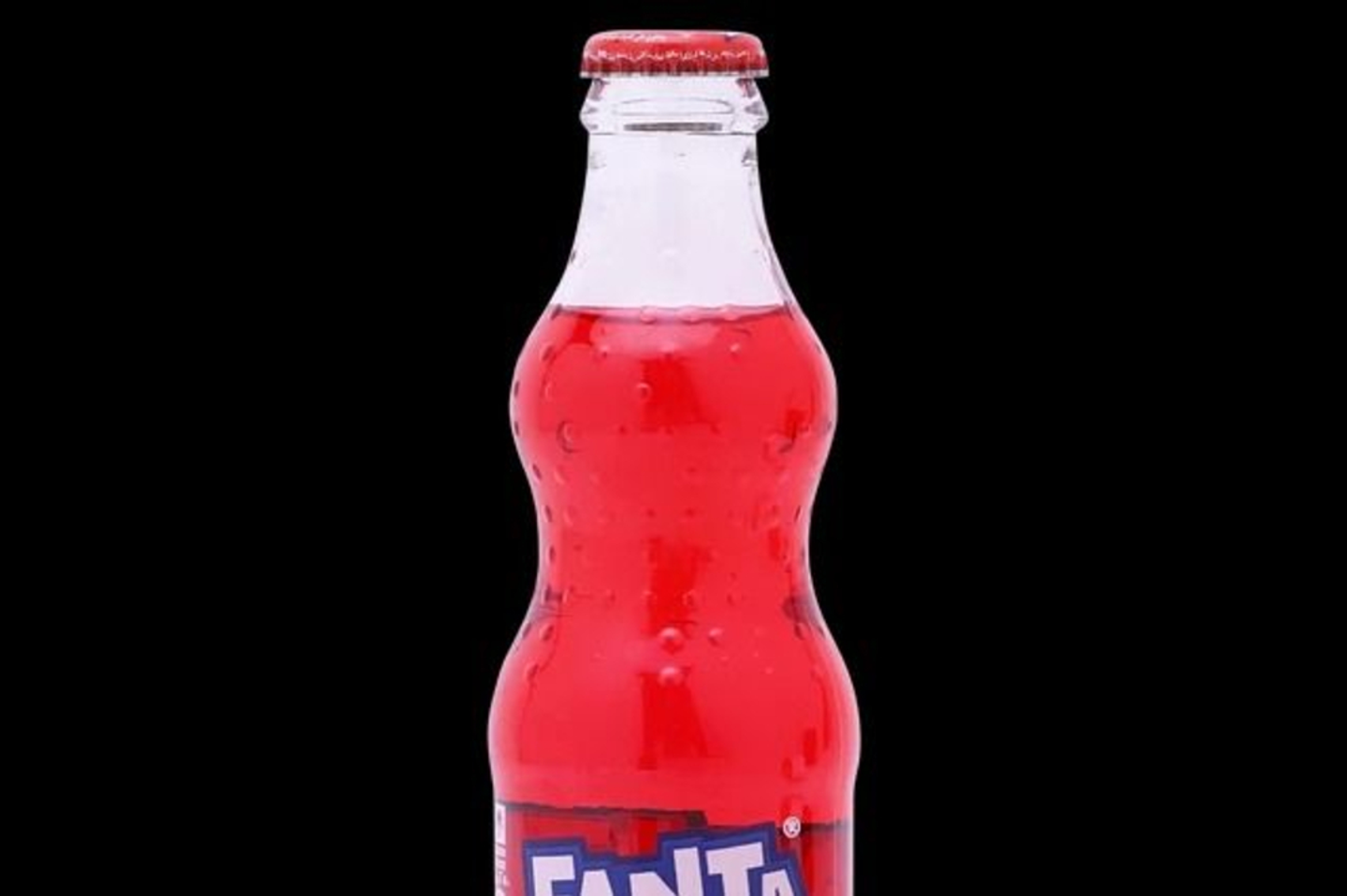 Fanta Strawberry Glass