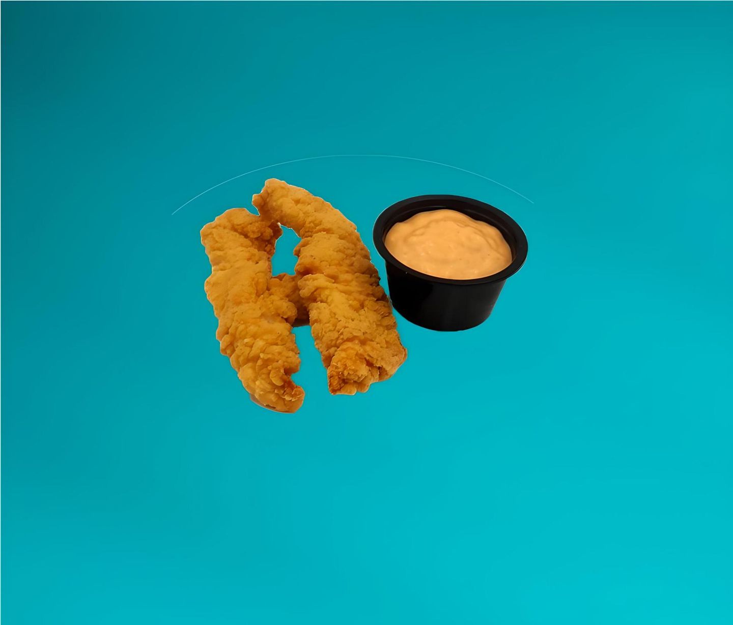 Chicken Tender Strips 2 Pcs With Dynamite Dip