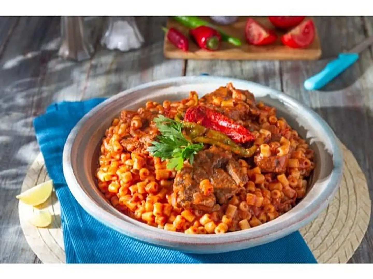 كبسة مبكبكة ليبية لحم