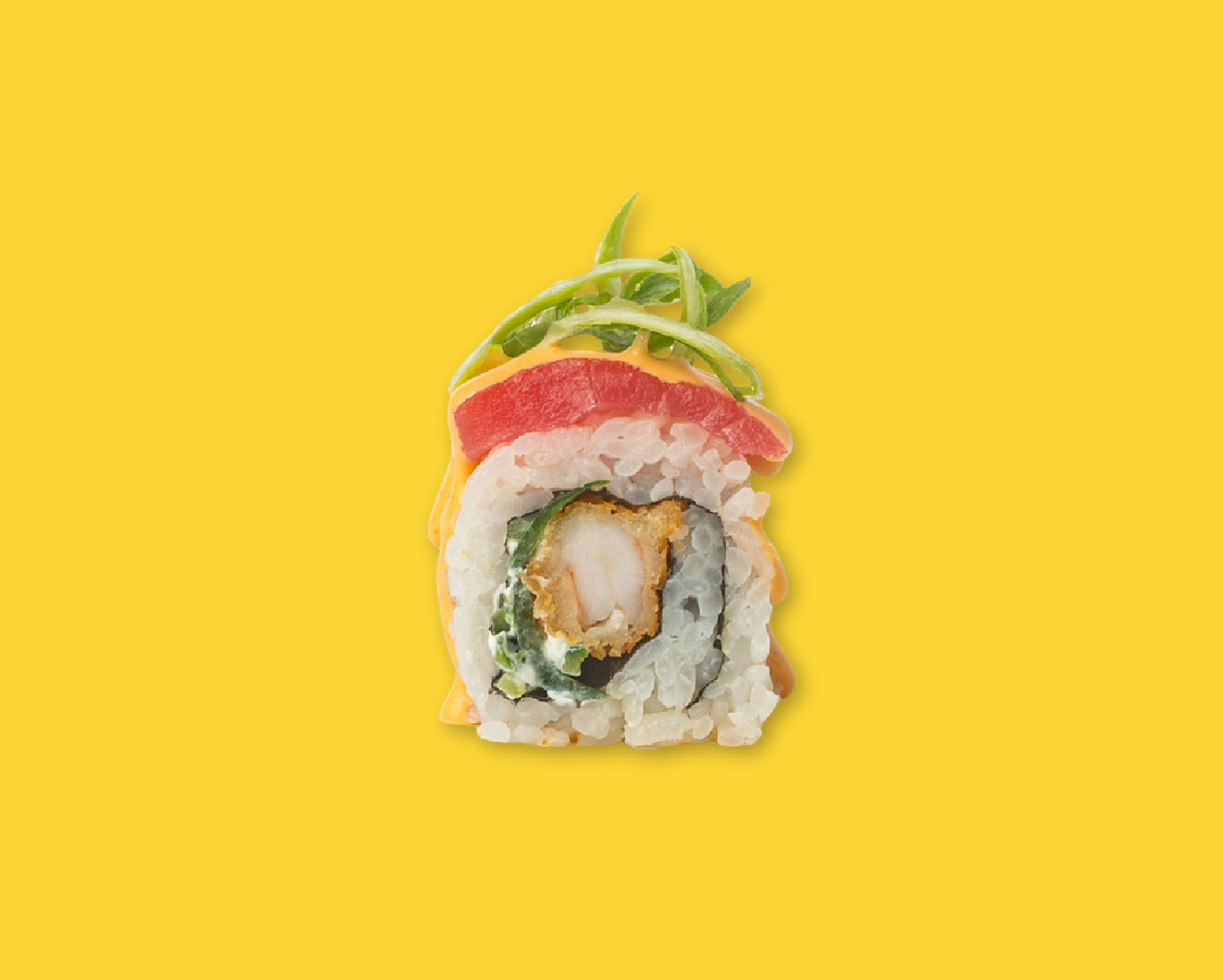 تونا تيمبورا مكس رول - 4 قطع