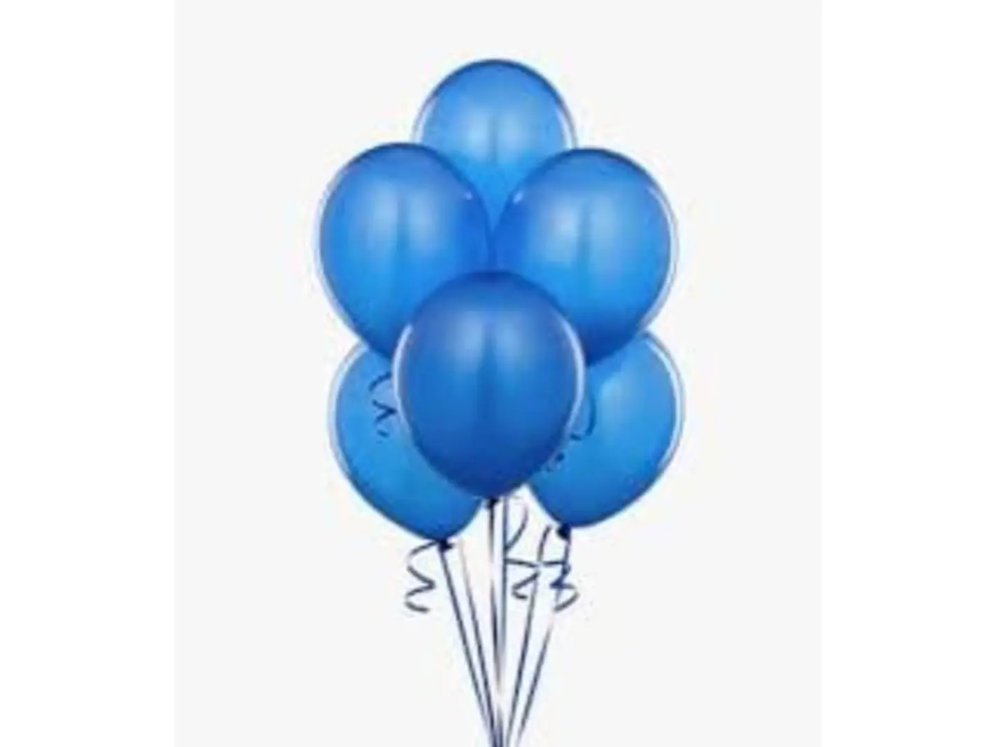 بالون هيليوم 6 حبات أزرق