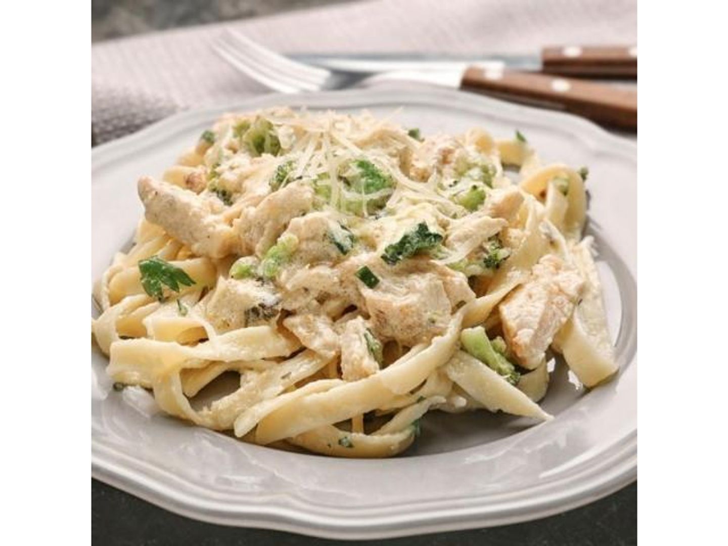Mixed Brown Pasta With Vegetables And Meat