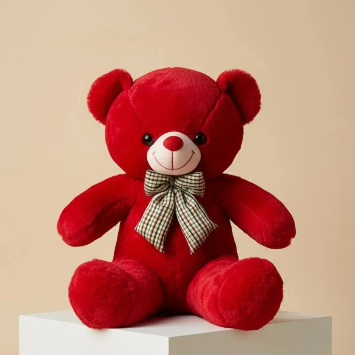 Teddy Bear With Bow (50 Cm)