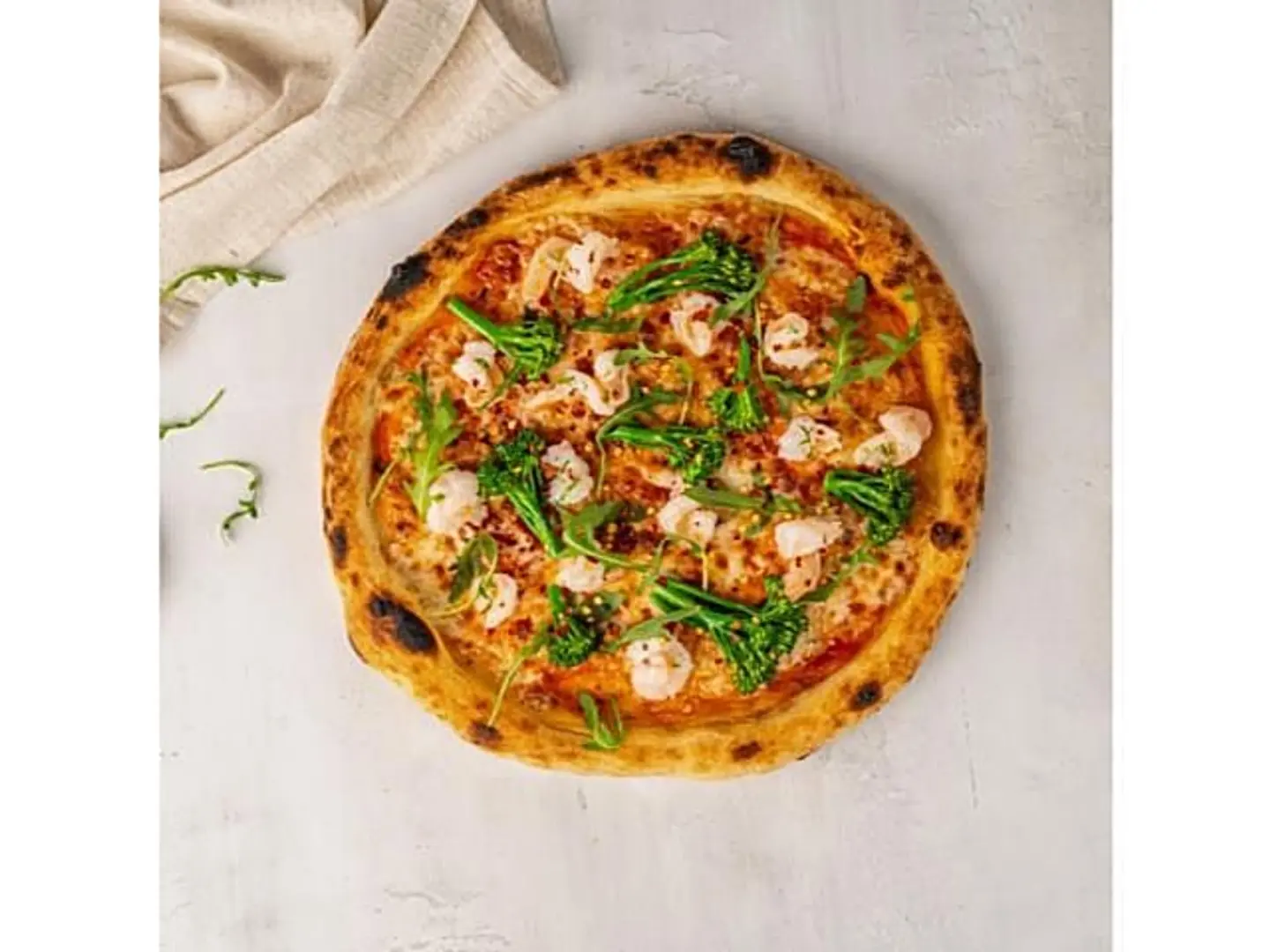 بيتزا الروبيان