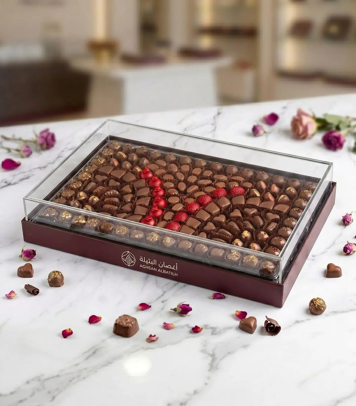 Luxurious Belgian Chocolate Serving Tray
