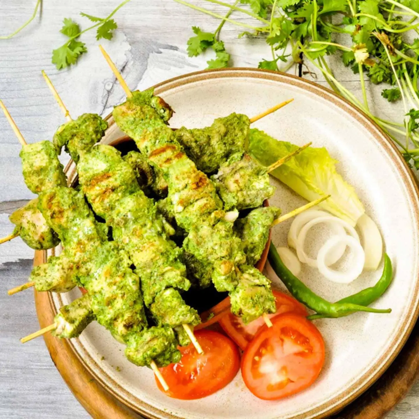 Green Chicken Tikka