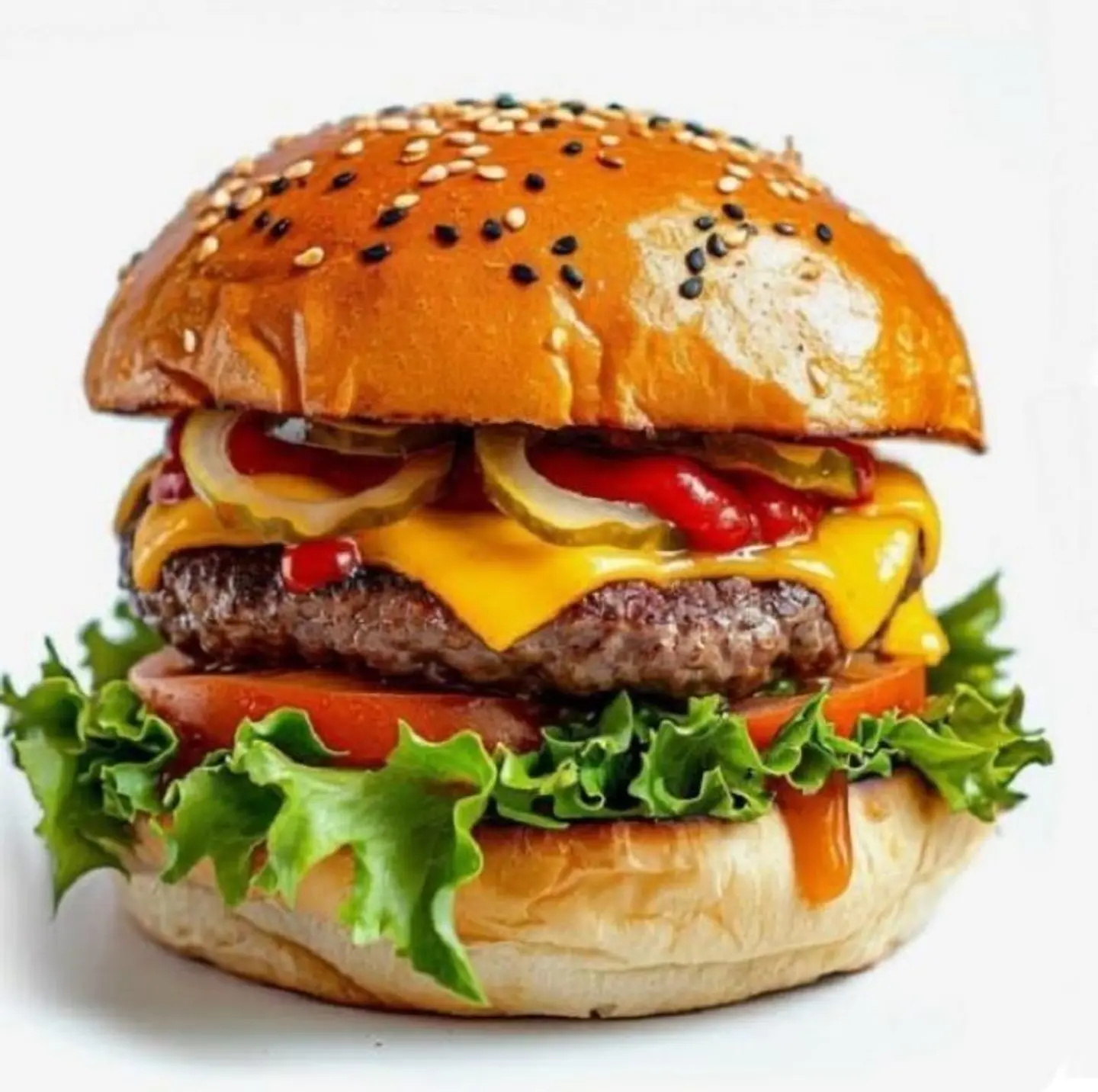 Local Beef And Cheese Burger Meal