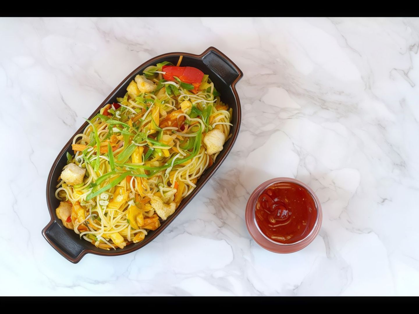Veg Hakka Noodles