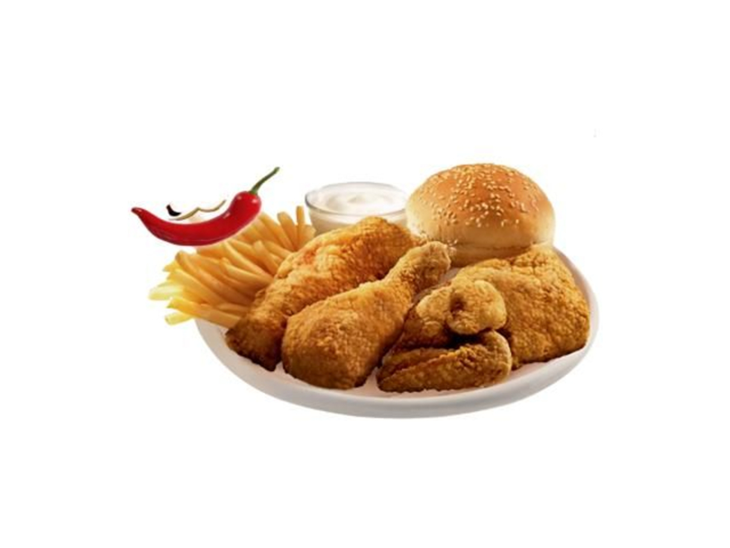 بروستد دجاج حراق