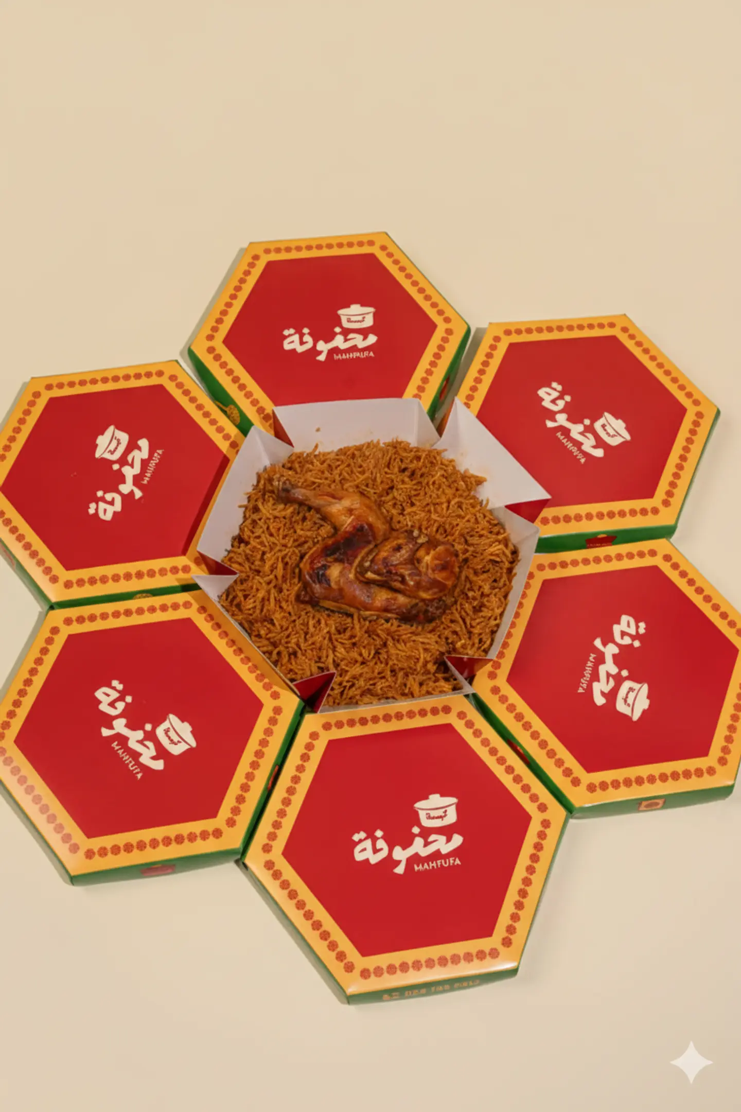 Kabsa Mahfufa - Half A Chicken