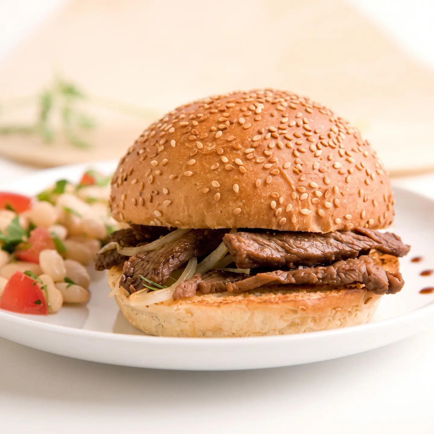 Shawarma Burger Bun - Without Cheese