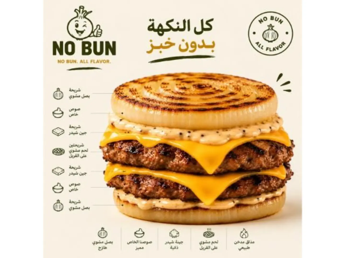Double Charcoal Grilled American Burger