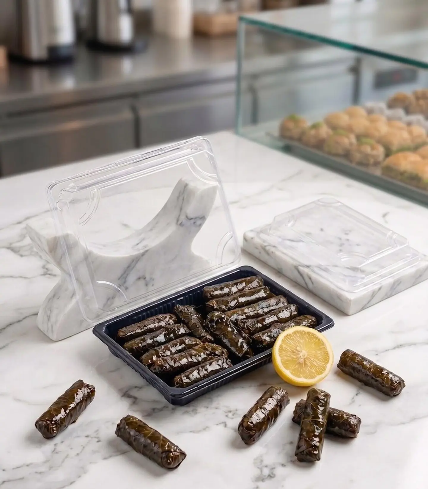 Freshly Stuffed Grape Leaves