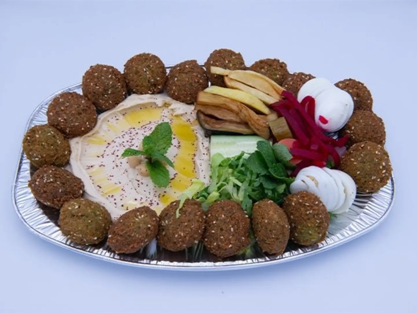 صحن فلافل كبير