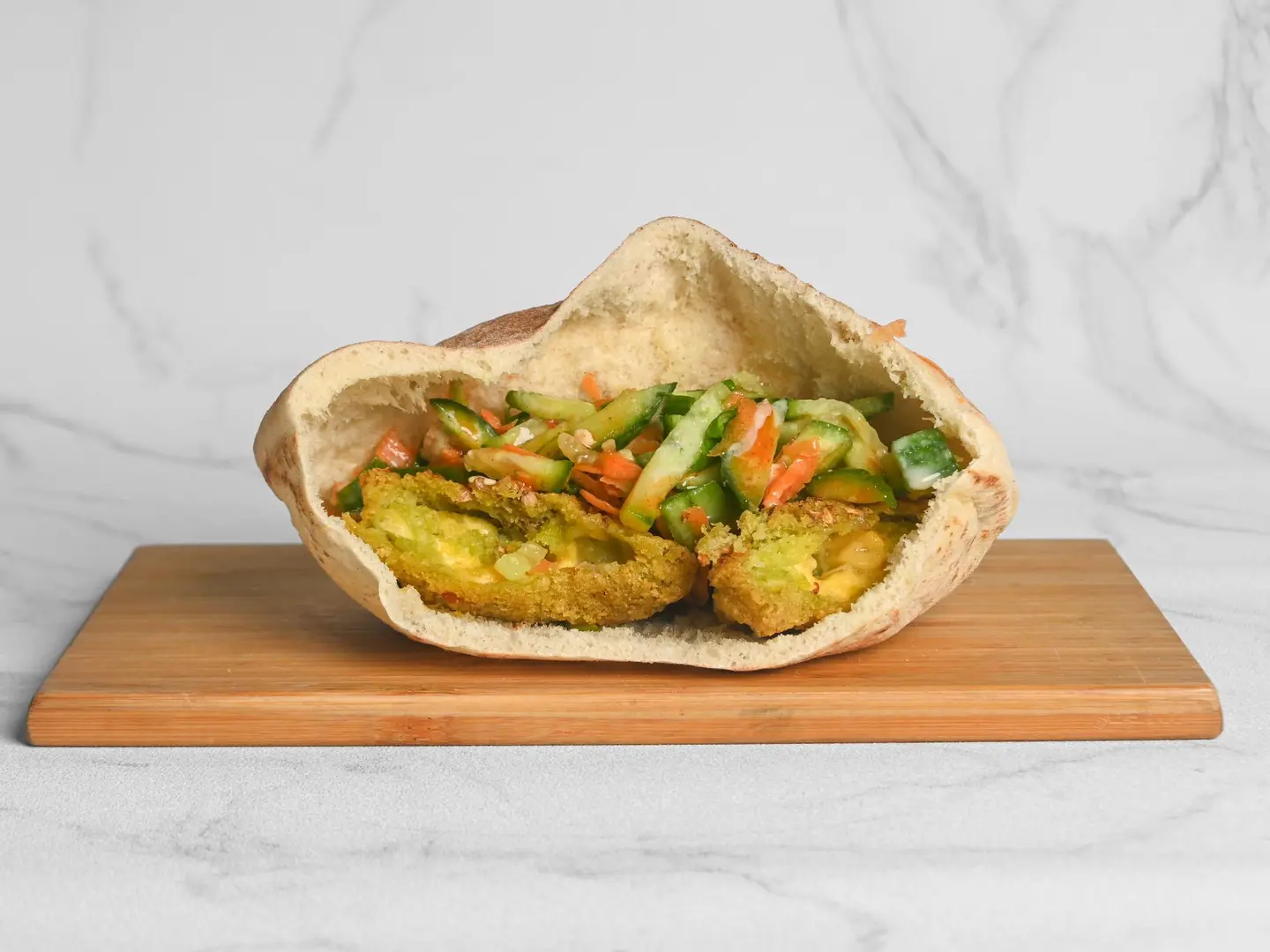 Falafel Stuffed With Mozzarella Cheese