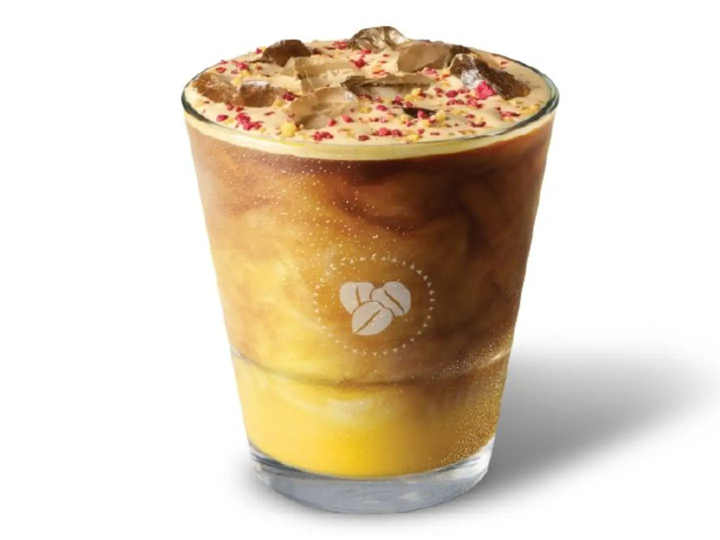 سبانش لاتيه بالزعفران مثلج