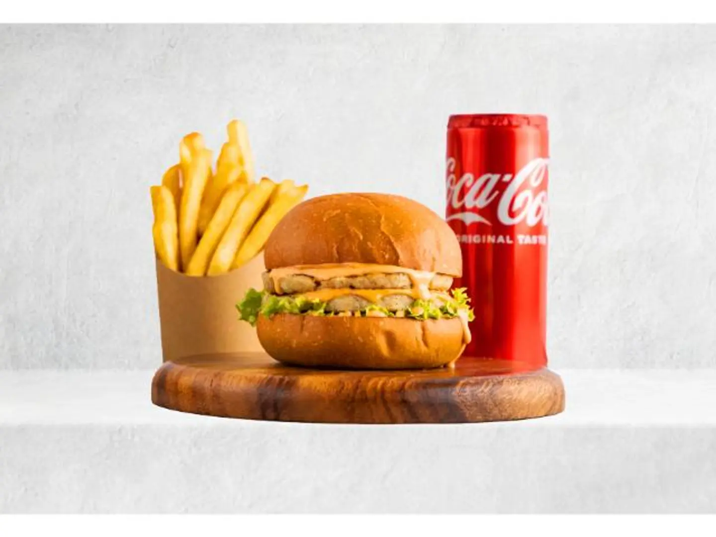 Double Meat Cheese Burger Meal