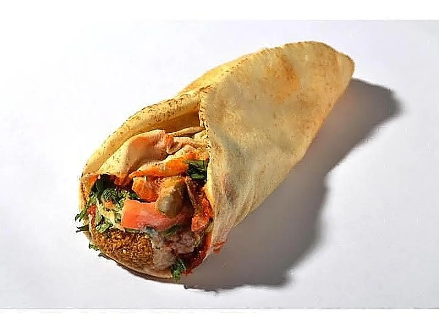 ساندوتش فلافل مزايا المذاق