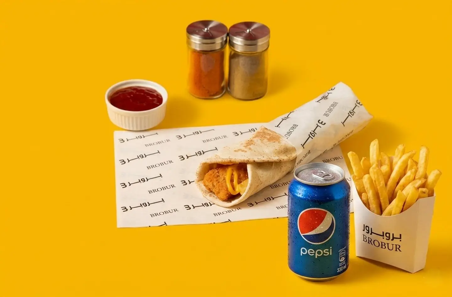 Musahad Sandwich + Fries + Pepsi