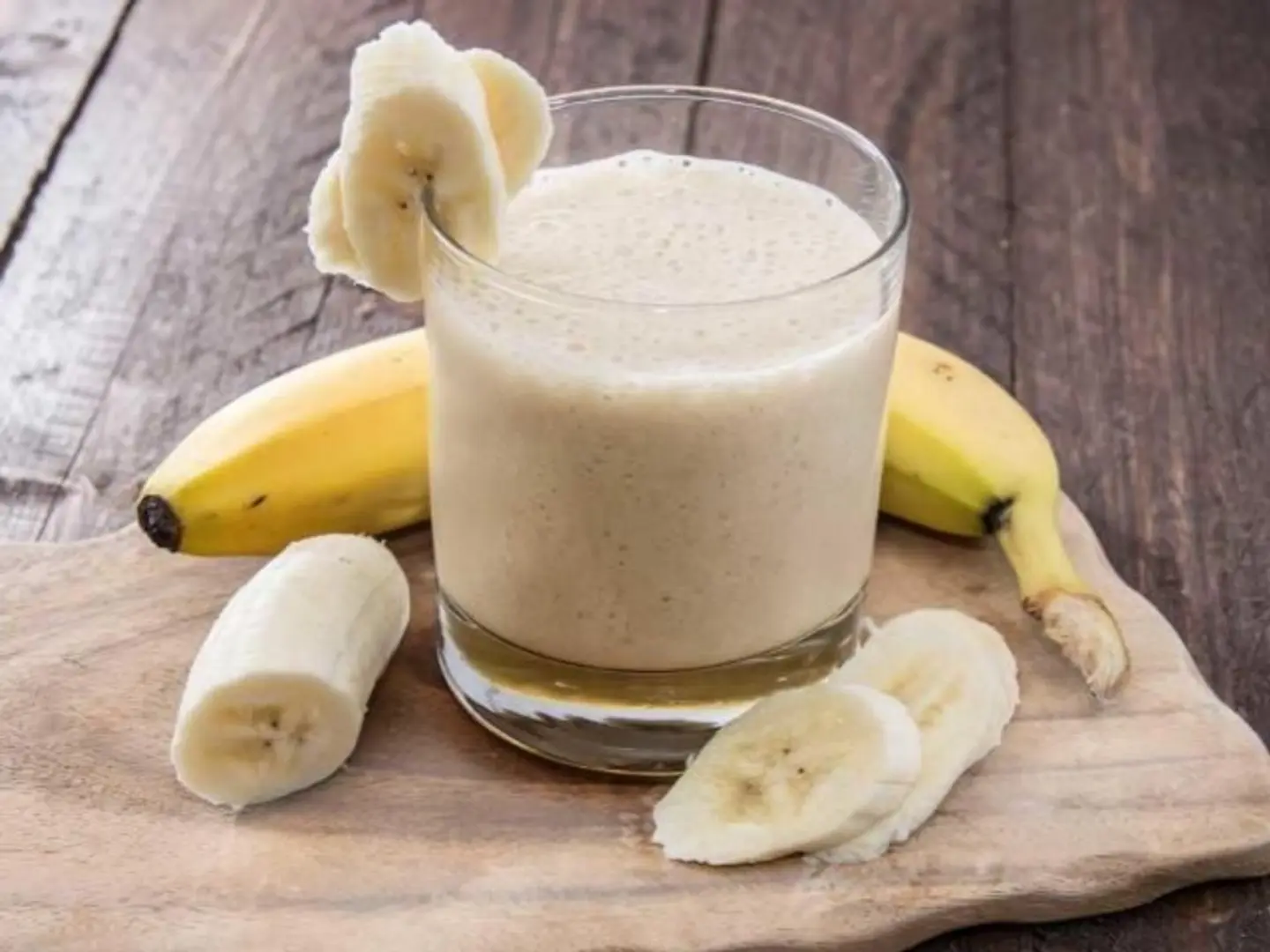 Banana And Milk Juice