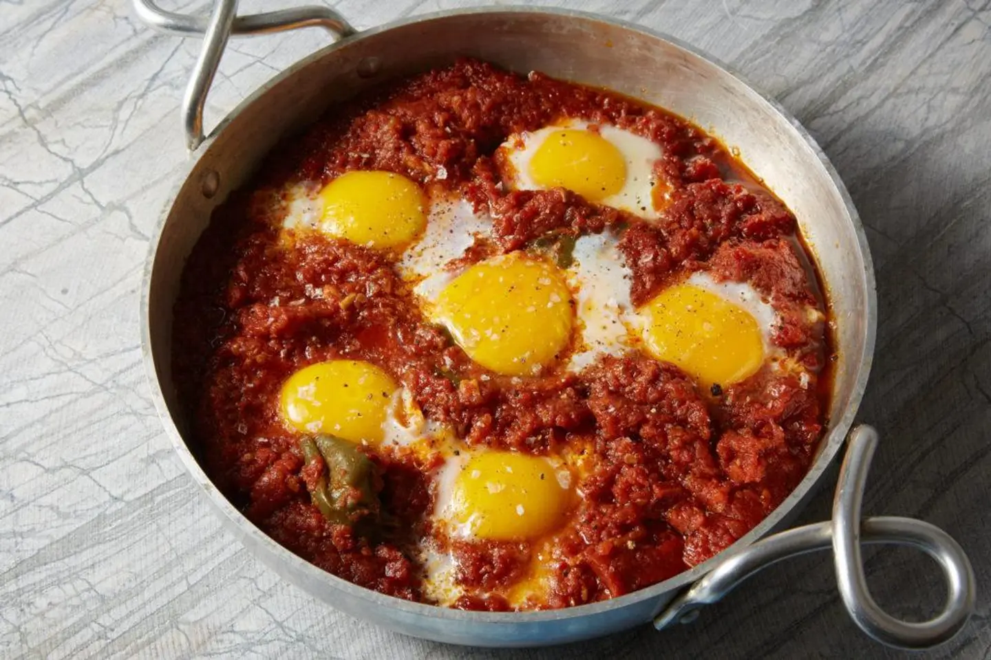 Shakshouka With Tomato Sauce
