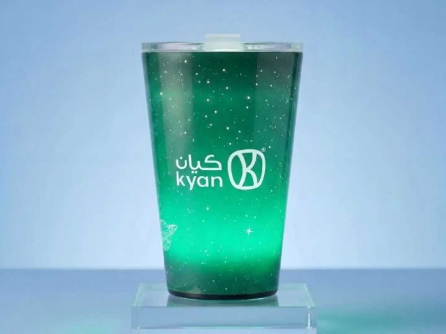 كوب مضيء اخضر