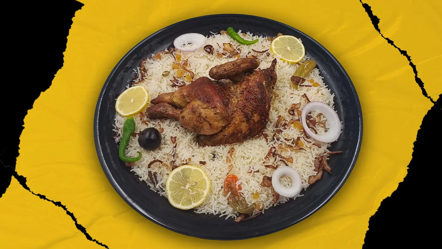 Half A Chicken With Peshawar Rice