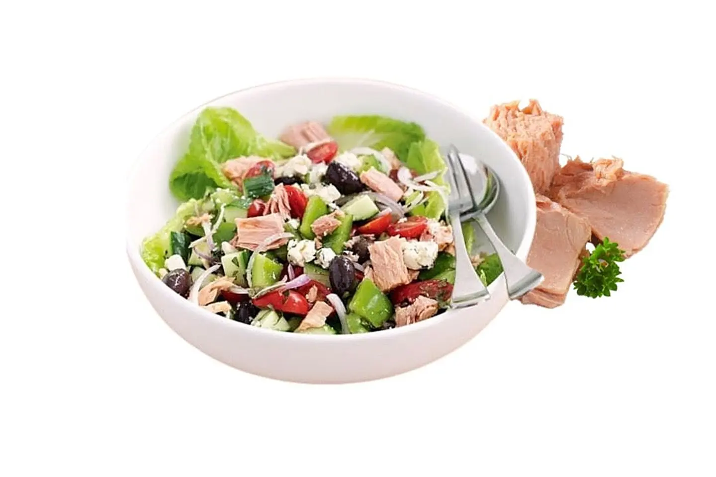Tuna Halomi Salad