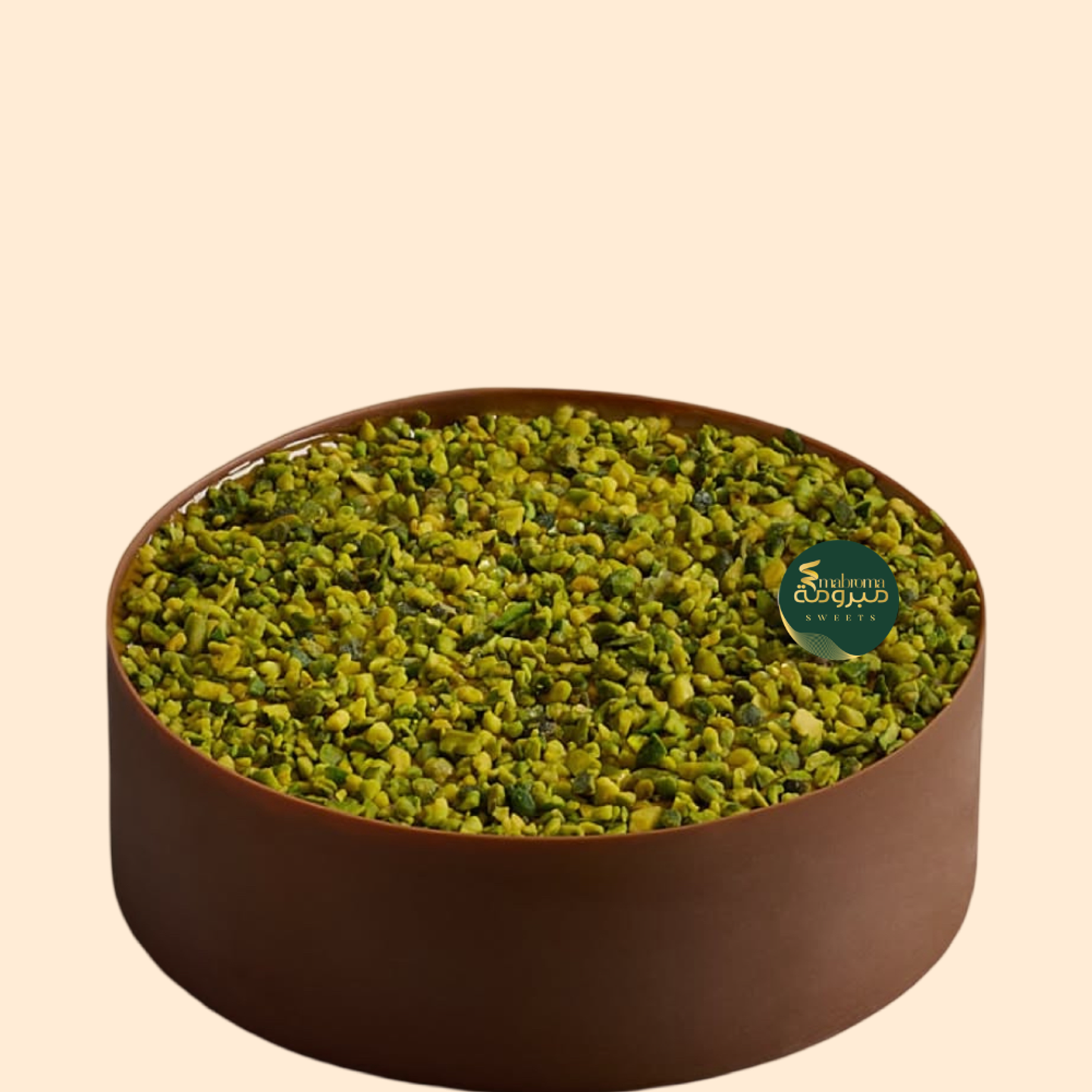 Chocolate And Pistachio Cake - Medium Chocolate And Pistachio Cake