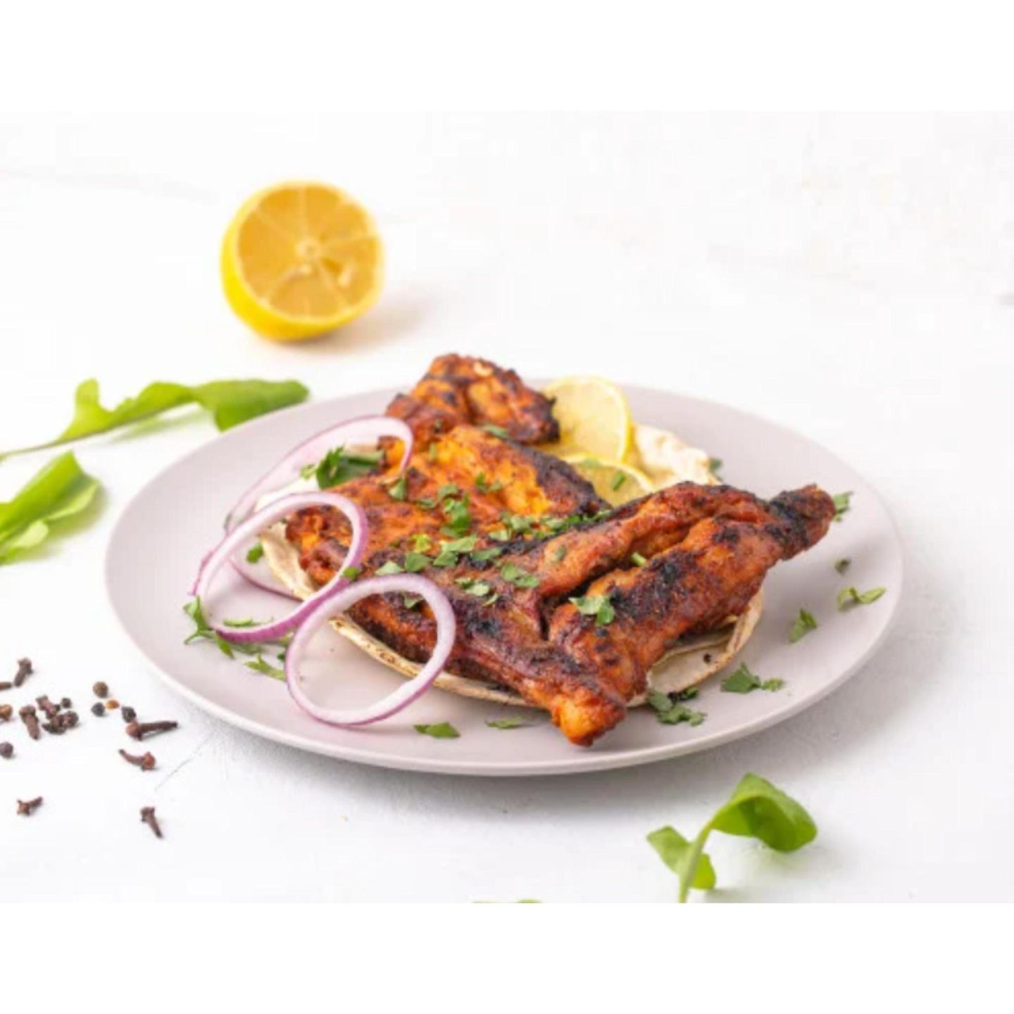 Half Chicken On Charcoal Without Rice