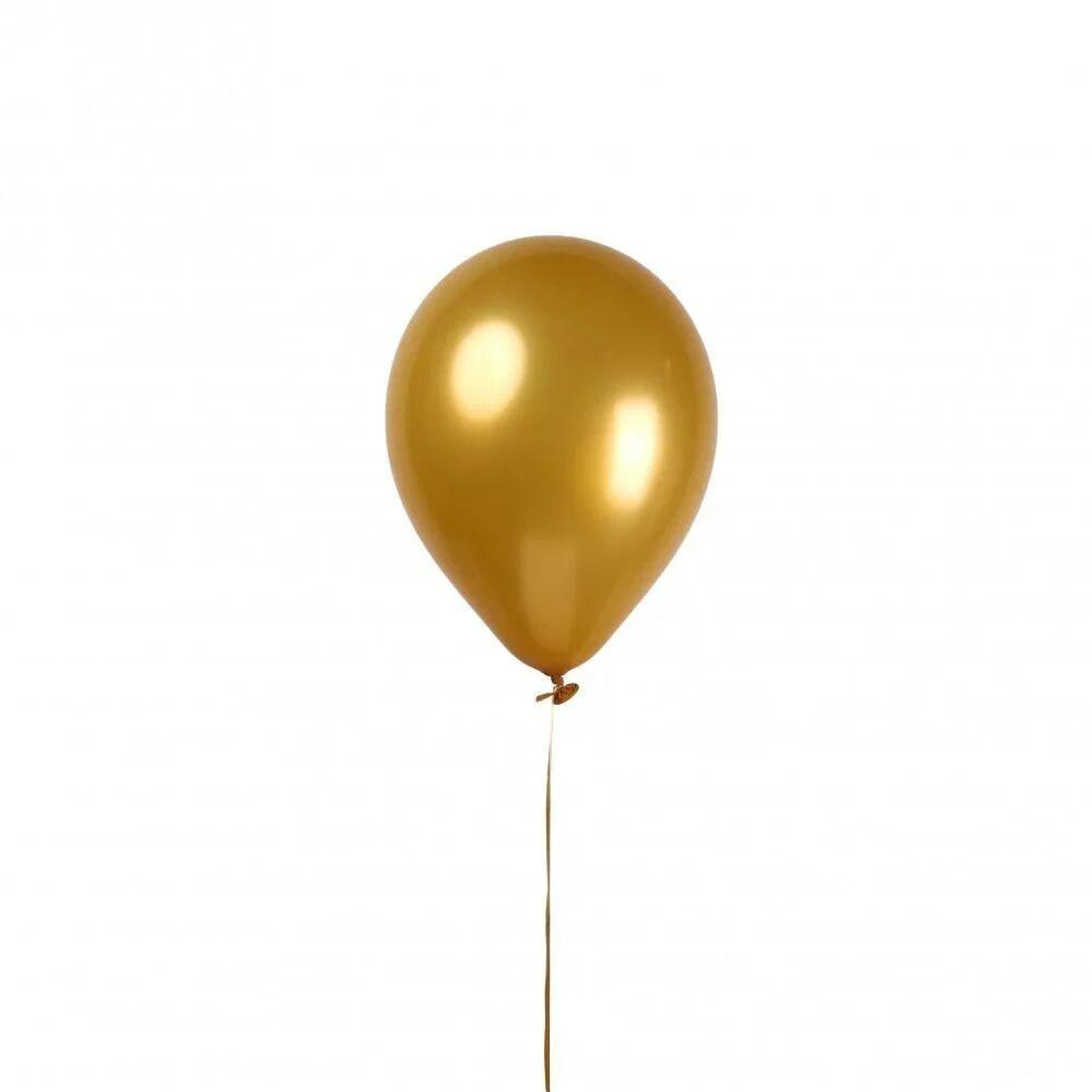 Golden Chrome Helium Balloon