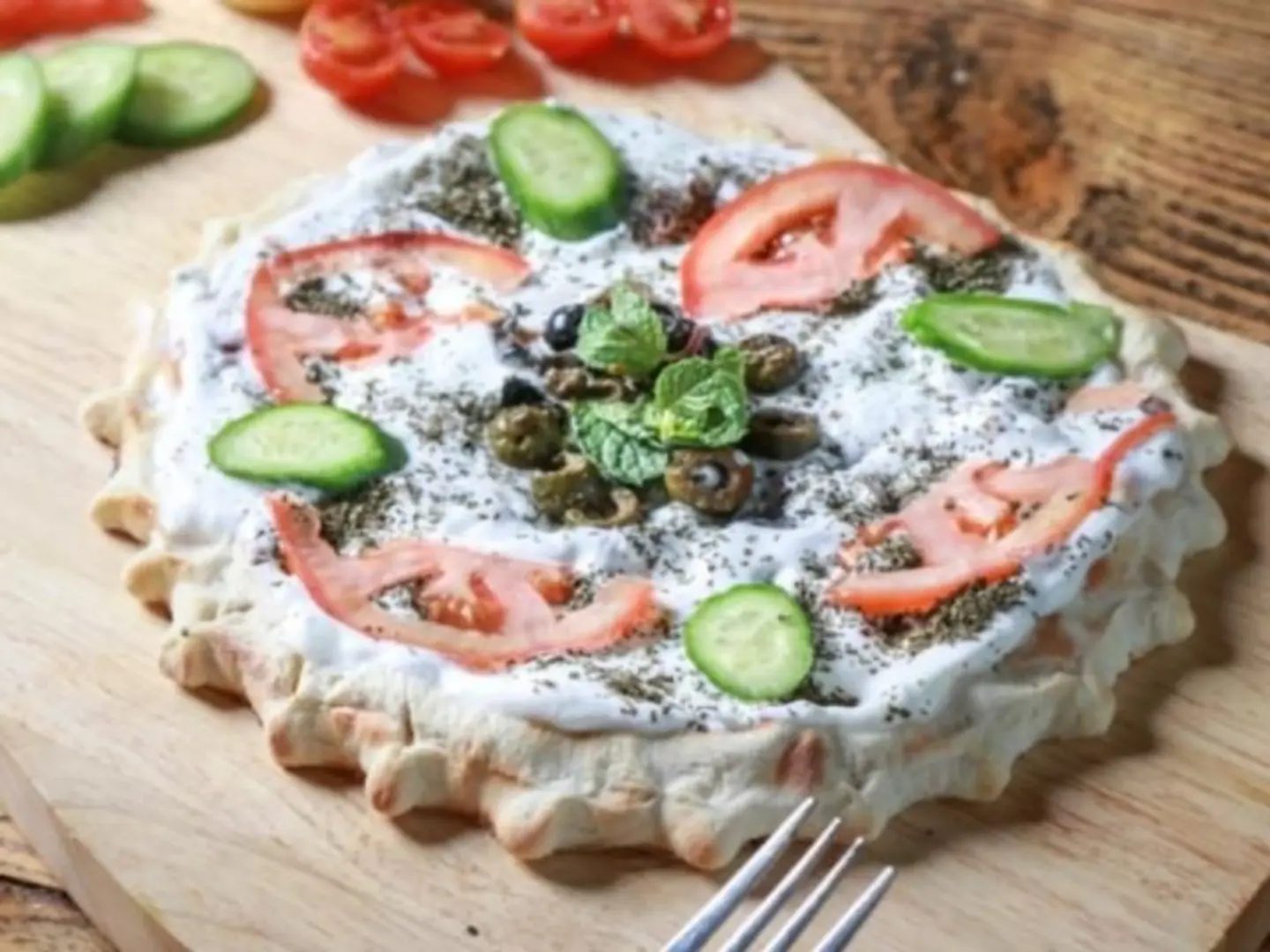 مناقيش لبنة بالزعتر