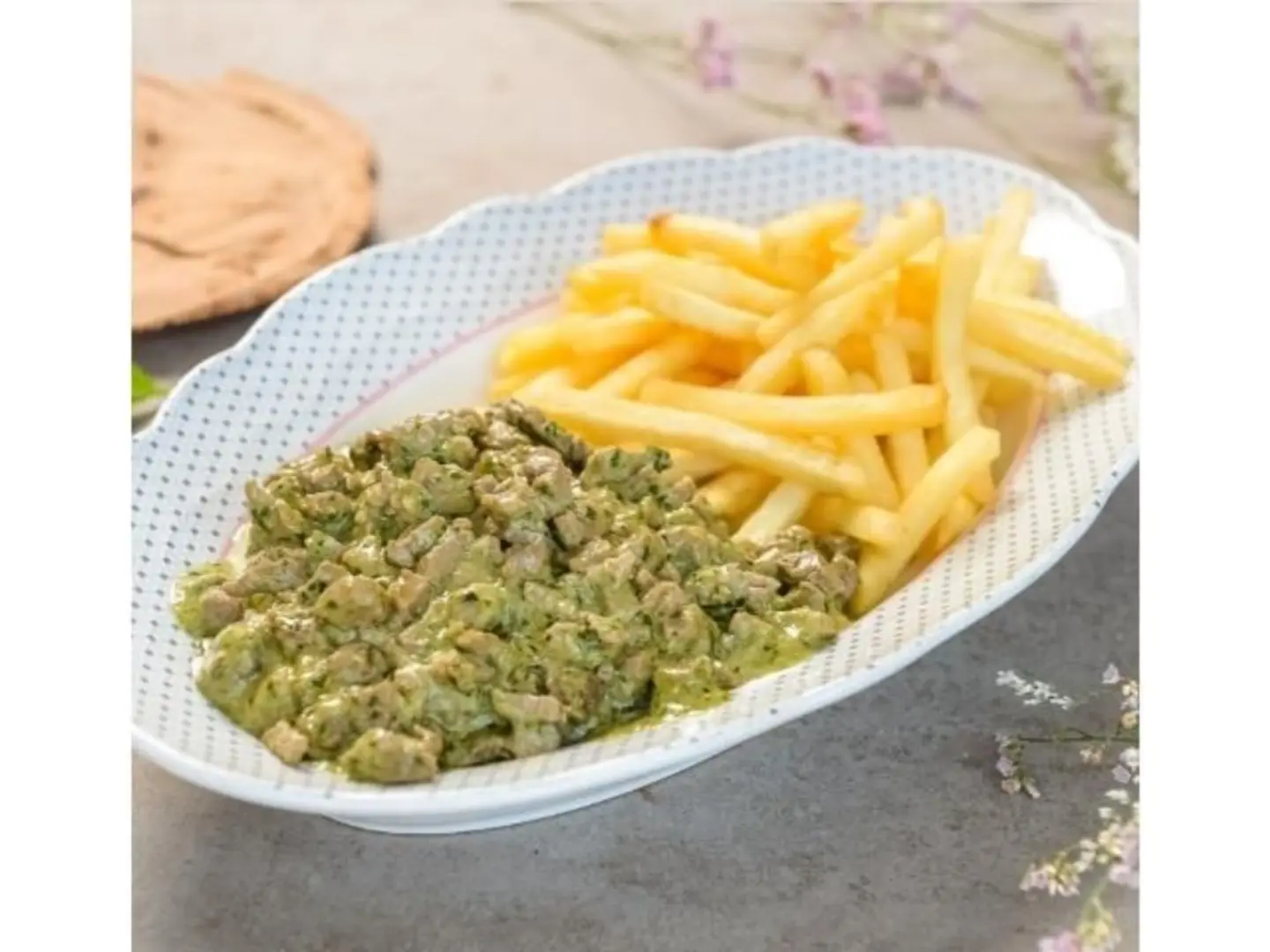 لحمة رأس العصفوربالبيستو