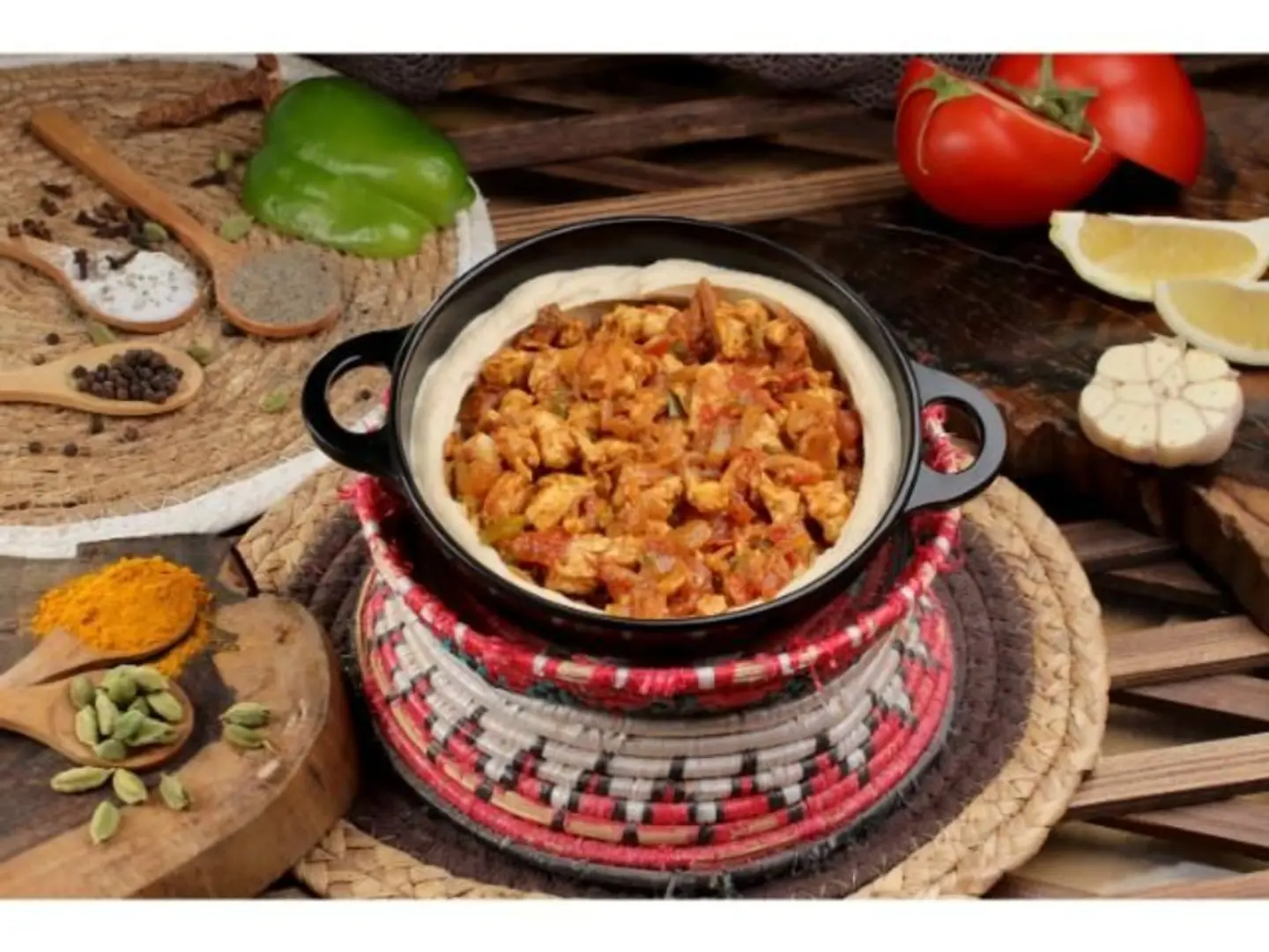 دجاج بالحمص