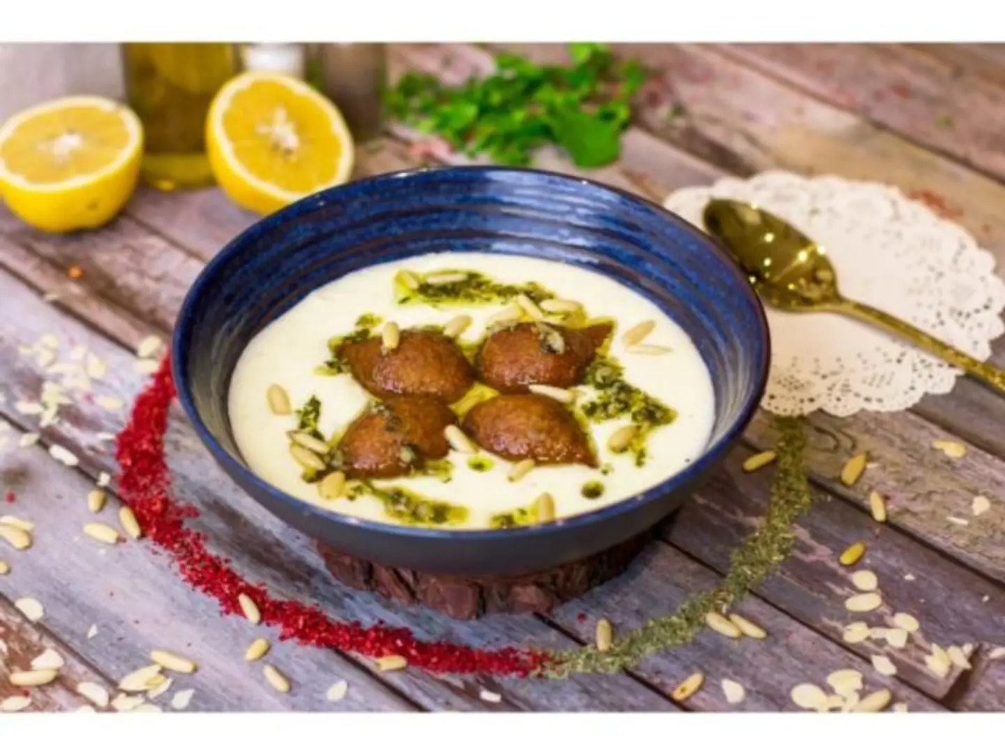 Kibbeh With Yogurt And Rice