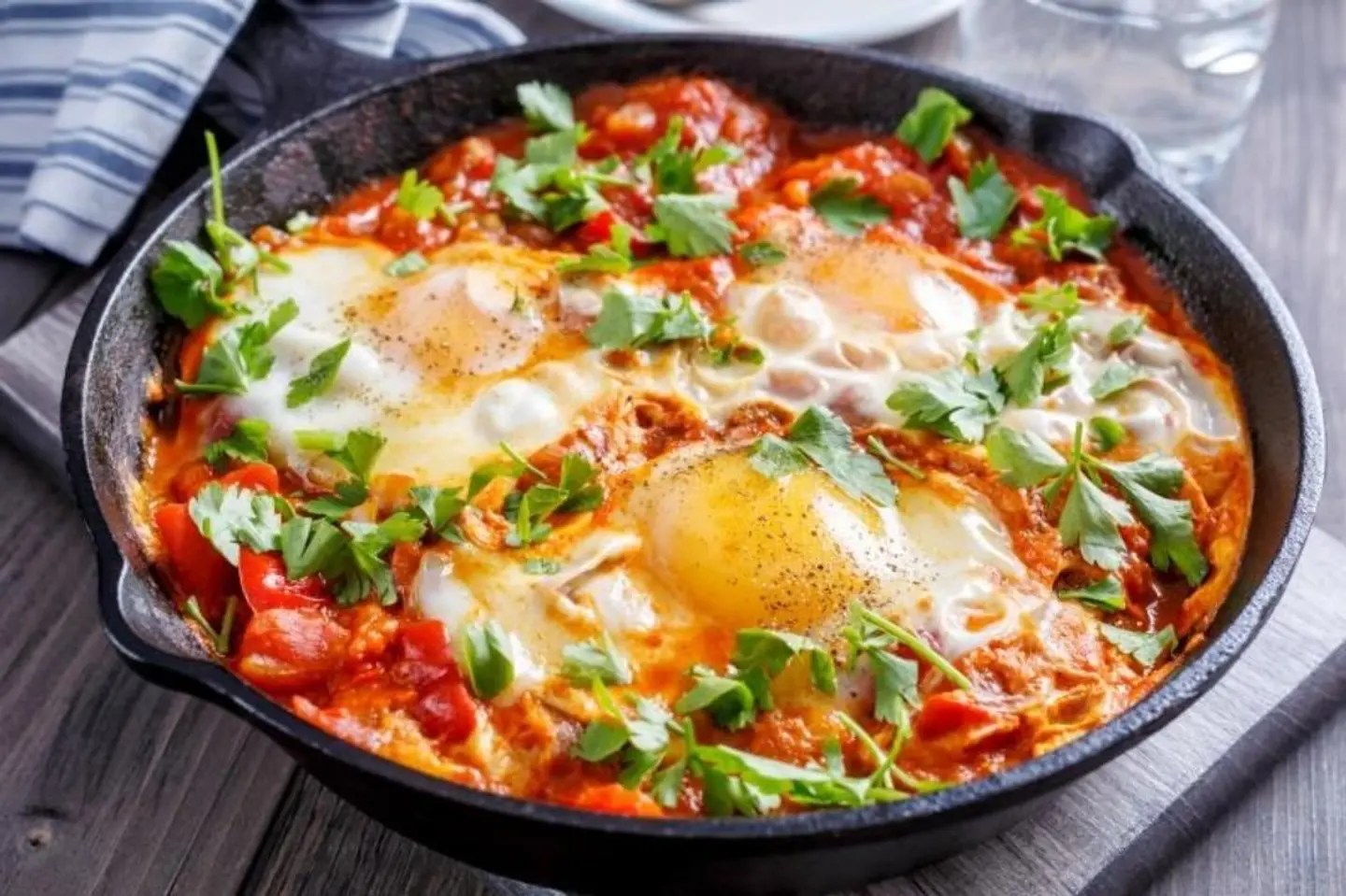 Shakshouka With Cream Cheese