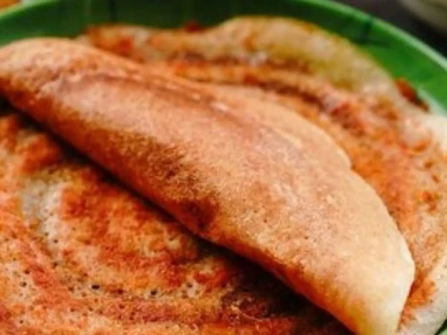 دوسا بالزبدة مع مسحوق الحبوب