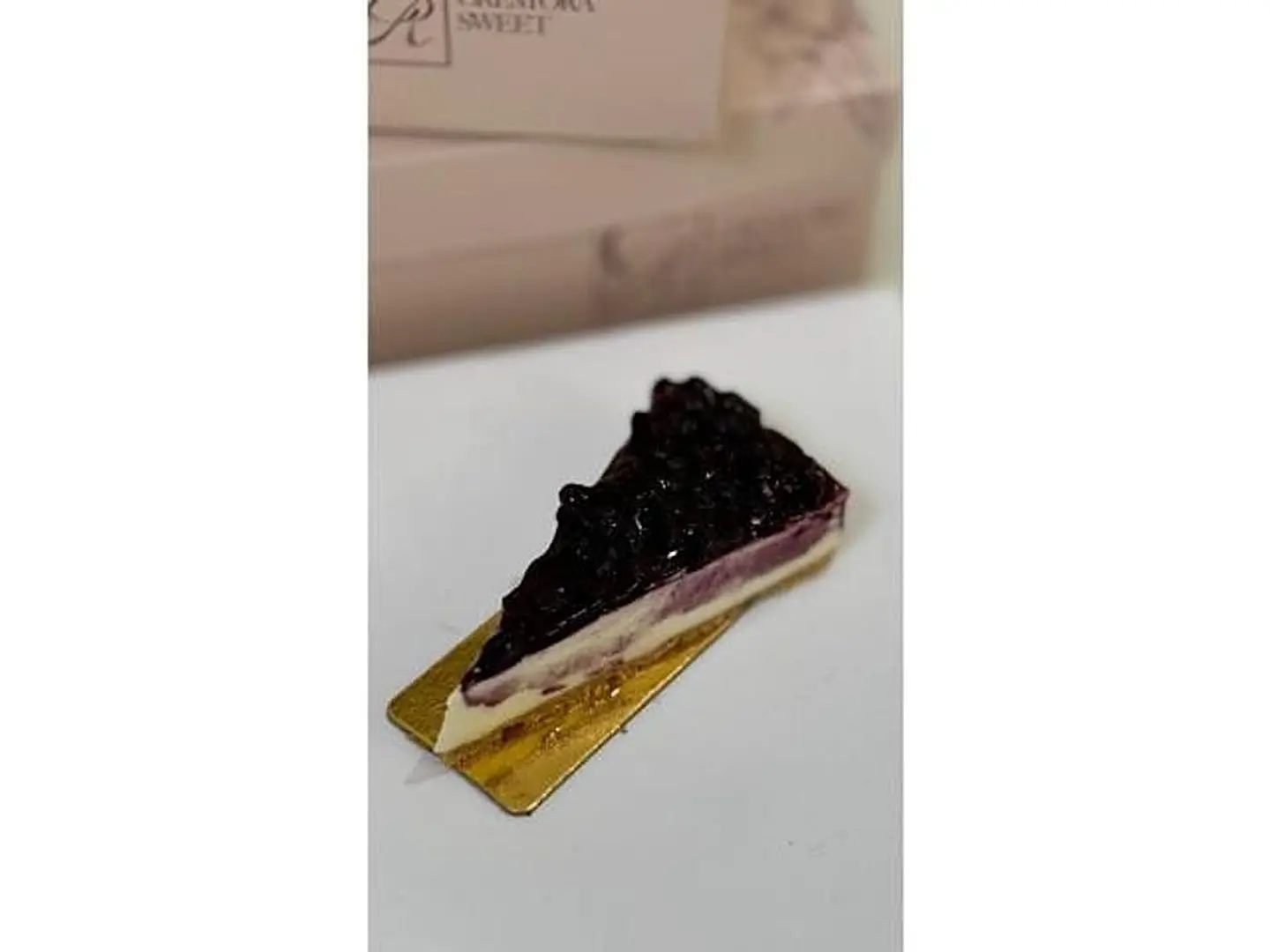 تشيز كيك توت أزرق