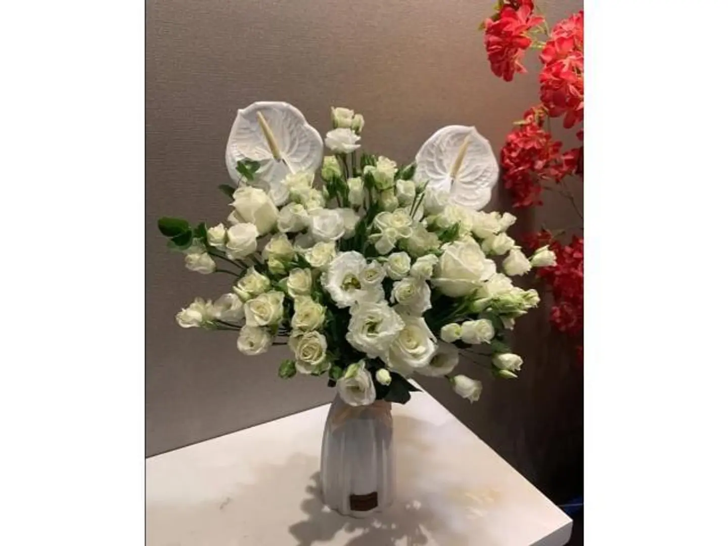 White Purity Vase